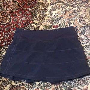 Navy lululemon skort